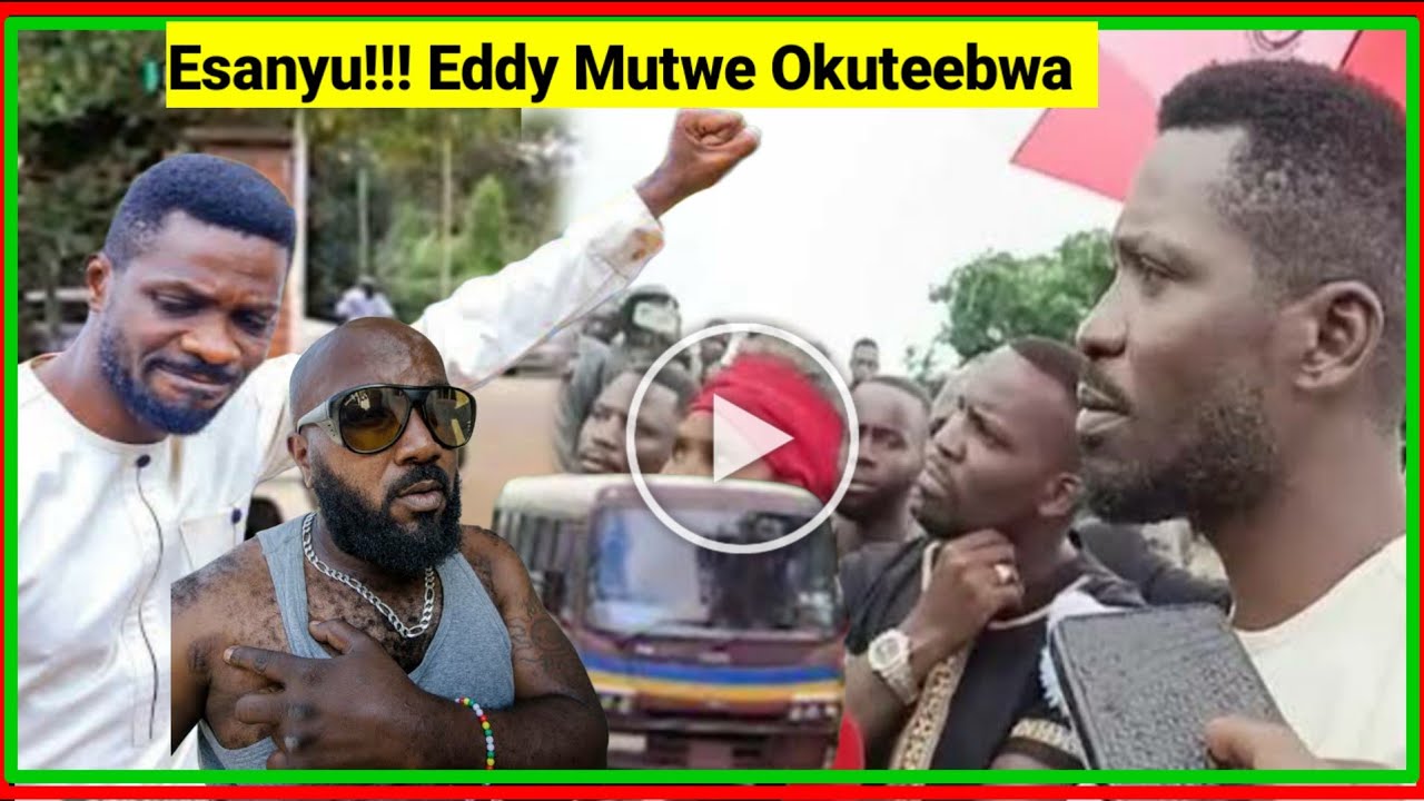 Esanyu!!! Eddy Mutwe Okuteebwa Ekiri Ku NUP Bobi Wine Asanyu Nabanjja Bamukubye Mumaso Ga Basirikale