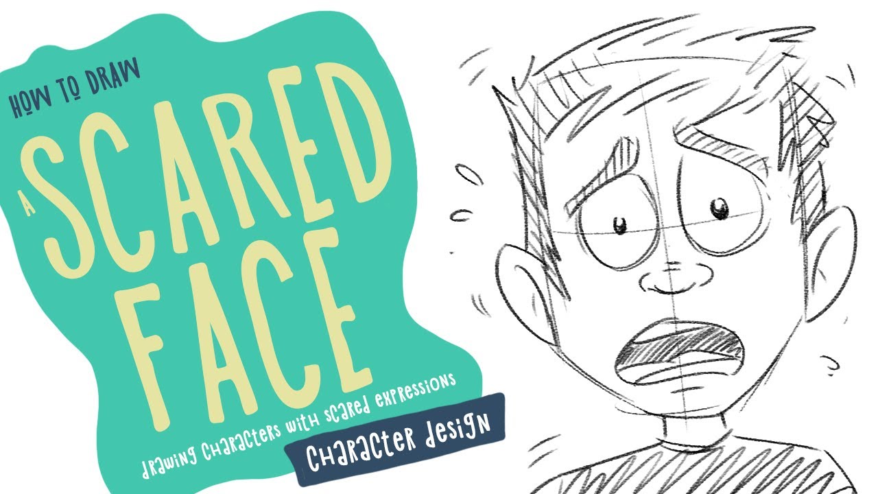 How To Draw A Scared Face 