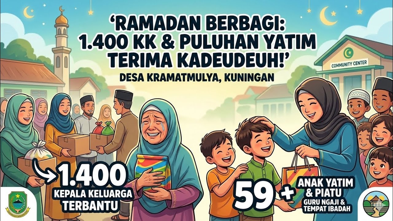 Aksi Nyata Pemdes Kramatmulya: Gunakan PADes untuk Santuni Ribuan Warga di Bulan Suci