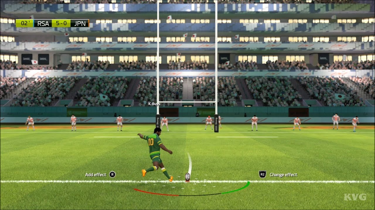 Rugby 20 South Africa vs Japan Gameplay (PS4 HD) [1080p60FPS] YouTube