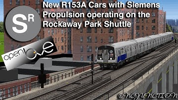 OpenBVE NYCT R153A Rockaway Park Shuttle Operation (Broad Channel - Rockaway Park)