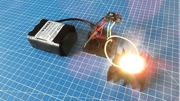 LED lighting tutorial - Cordless dimmable COB LED light for 12h @ 505lm