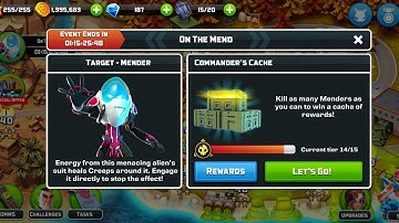 Alien Creeps TD : On the Mend : Hard Mode | |Target Mender | Win Cache of Rewards