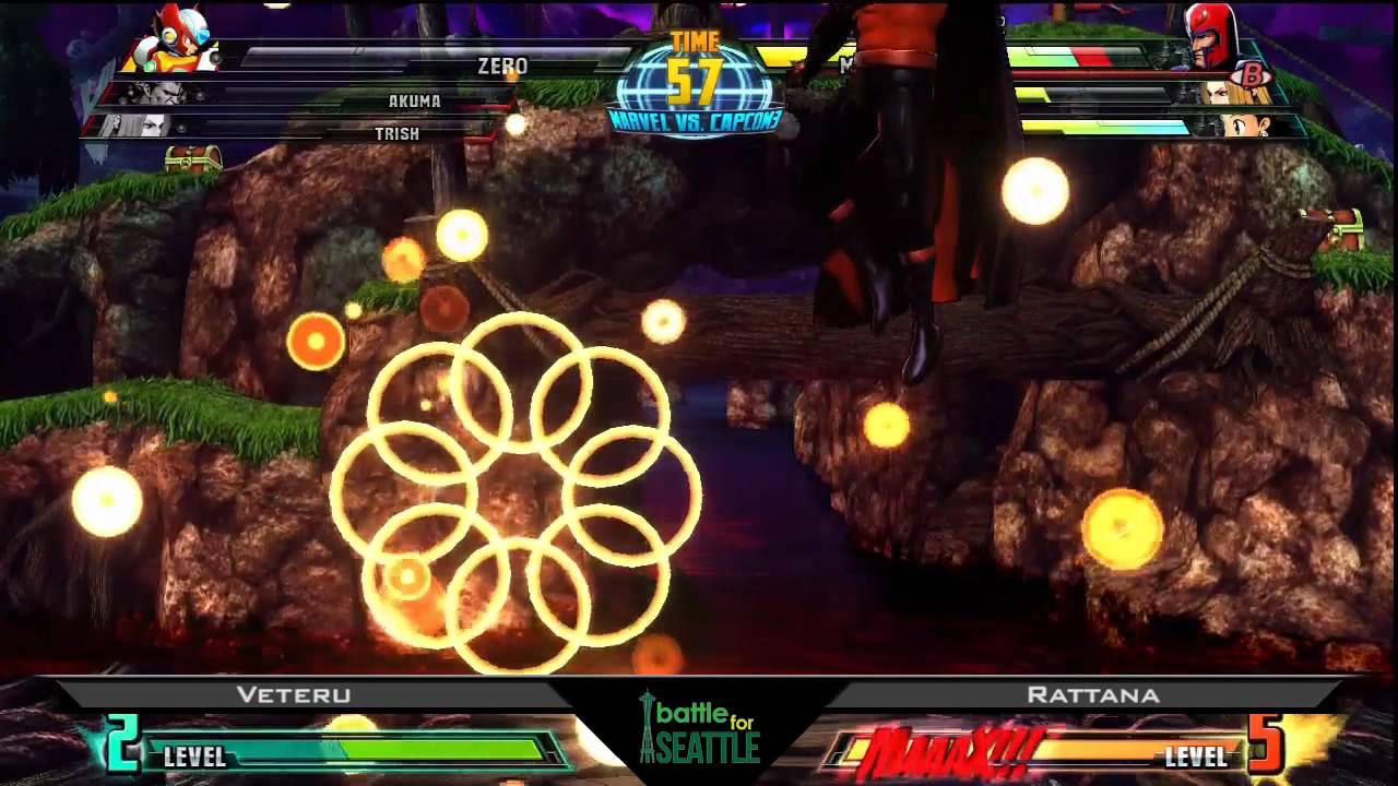 Battle For Seattle Marvel vs Capcom 3 Singles - Veteru vs Rattana