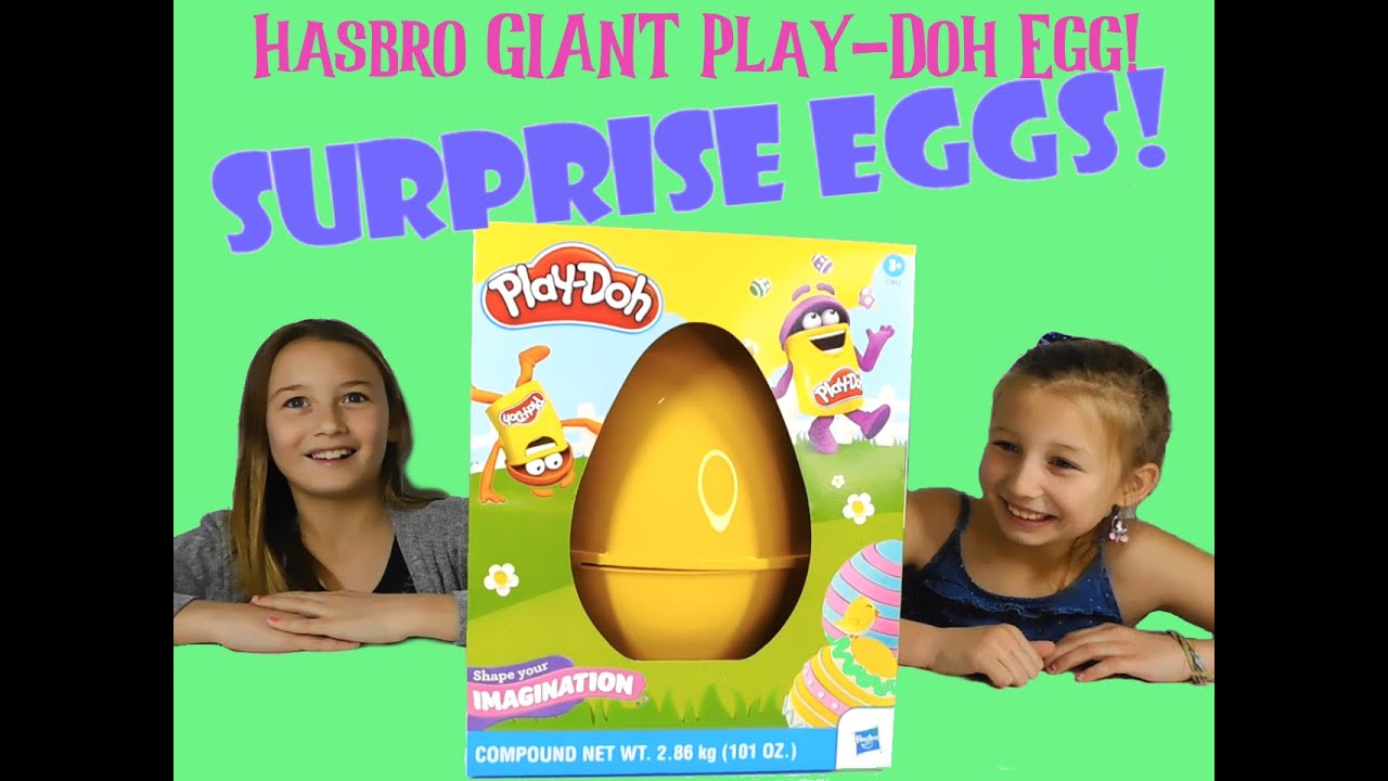 play doh giant egg surprise