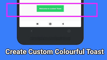 How To Add Custom Colourful By Default Size Toast Message In SketchWare Hindi
