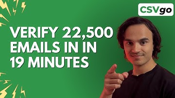 How to Bulk Verify 22,500 Emails in 19 Minutes (FASTEST Method)