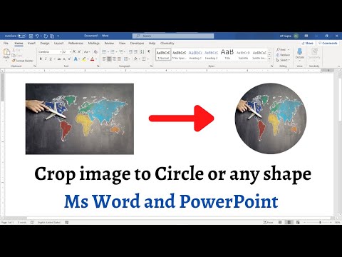How to crop a picture into a circle or any shape in Word & PowerPoint [2022]