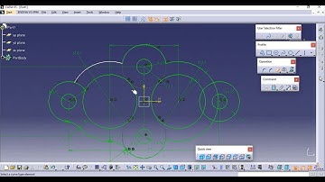 Practice 4 (Part 1) l 2D Sketch l Catia V5