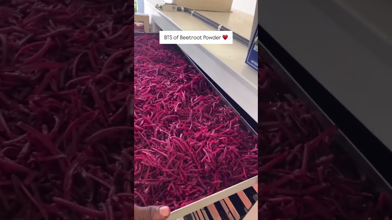 BTS of Beetroot Powder ❤️