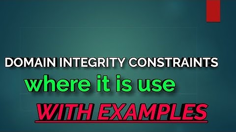 #sql tutorial 25 |Domain integrity constraints in SQL(DBMS) |constraints in SQL(hindi)