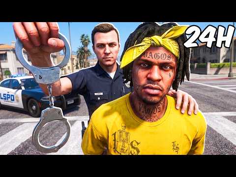 Spędziłem 24h jako REALISTYCZNY POLICJANT w GTA V!