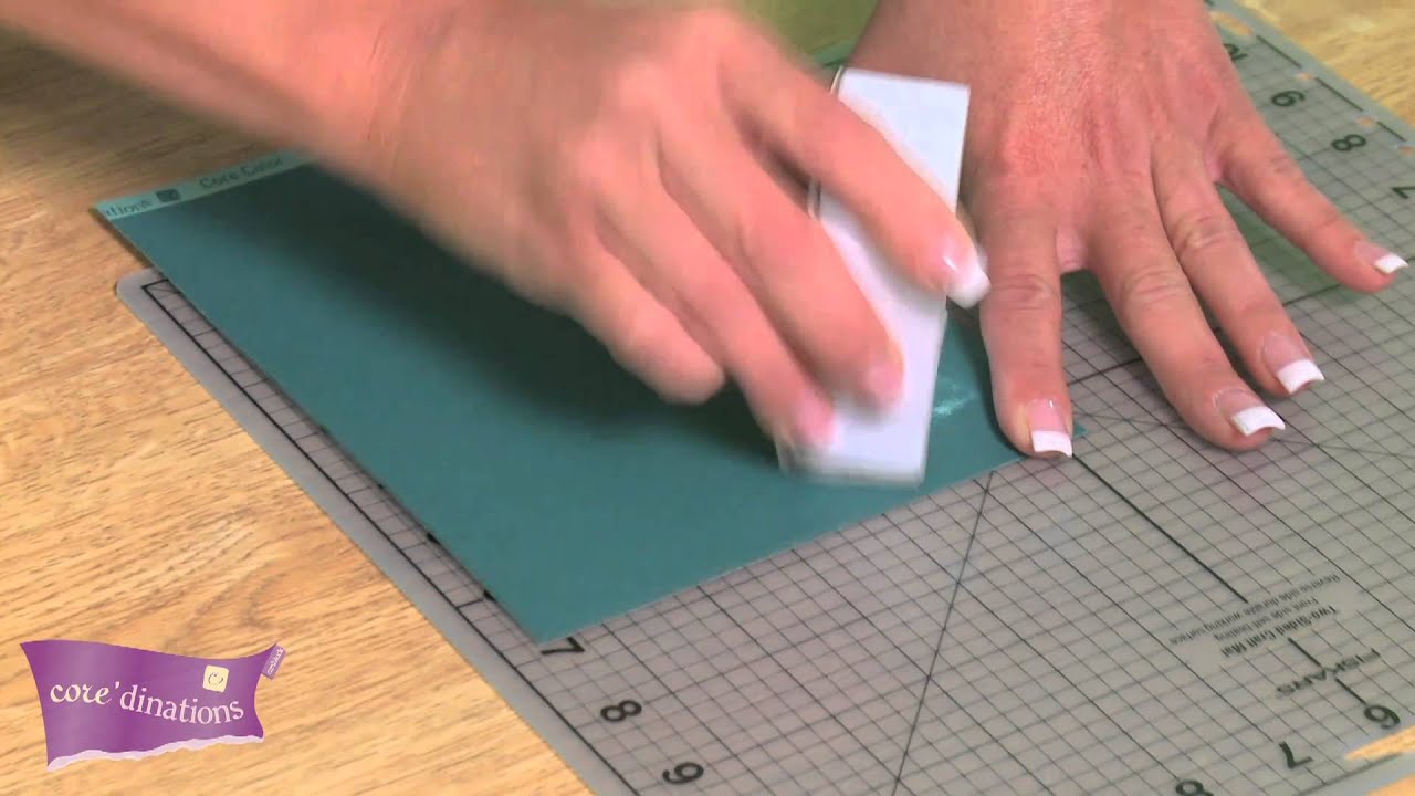 How to Outline Core'dinations ColorCore Cardstock - Scrapbooking Projects