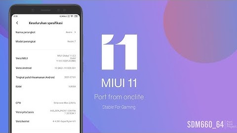Port Redmi 7 MIUI 11 for Redmi Note 5 Pro by Zacky_Ma