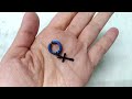 男生耳環 藍極光小十字架鋼耳夾ND812 product youtube thumbnail