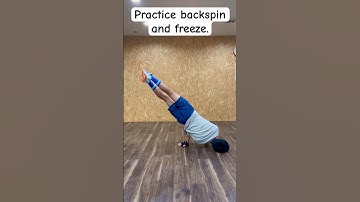 Learn to breakdance for 5 month. #breaking #beginner #backspin #dance