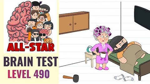 Brain Test All Star Level 490 | Help him fake an illness | Walkthrough