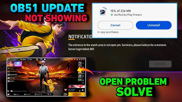 The Server Will be ready Soon | Game Open Problem Solve | Free Fire FF Max ob51 New Update event