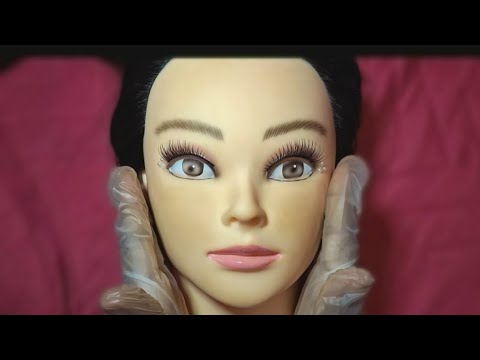 ASMR TE MAQUIANDO ATÉ VOCÊ DORMIR 😴 (make-up caseirinho to sleep voz suave)