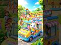 🐰🍦 Baby Bunny Ice Cream Truck Song!#babyrhymes #nurseryrhymes #nurseryrhymesforbabyin english#shorts