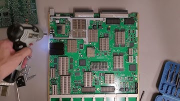 Cisco WS-X6908-10G 8 port 10GbE switch module with trustsec #teardown