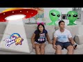 Maria Clara e JP estão tentando fazer amizade com os Alienígenas 👽