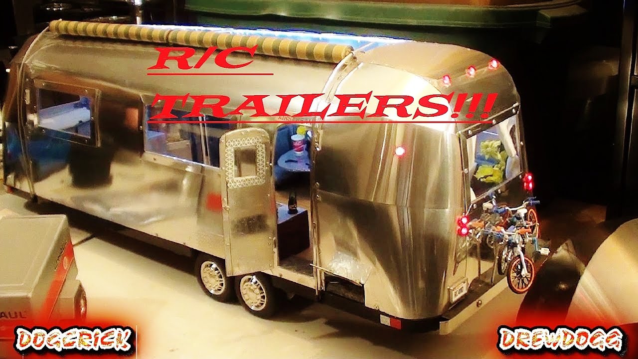 UNBELIEVABLE R/C TRAILERS &amp; SHOP!! AIRSTREAM,TEARDROP, TOY