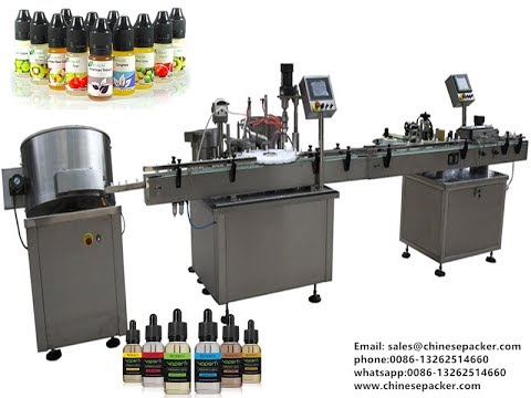 E Liquid Filling And Capping Machine For Electronic Cigarette Liquid ...