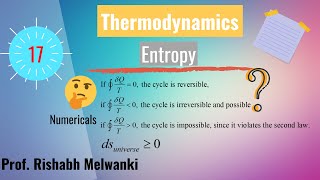 Module 2: Numericals on Entropy: Lec 17