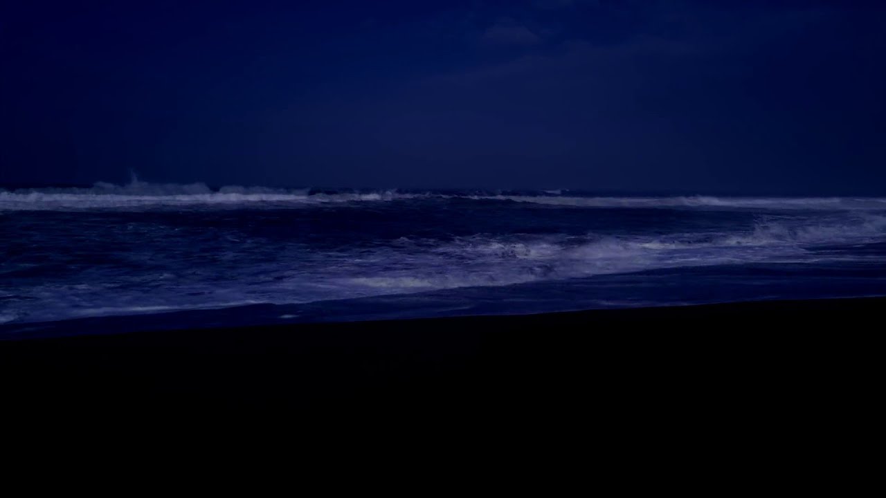 Ocean Waves for Deep Sleeping | Low Pitch Ocean Sounds for Fall into Sleep with Rolling Waves Night