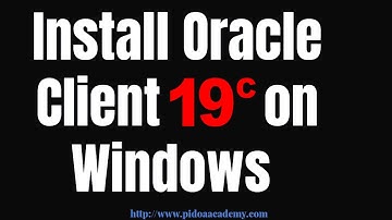 Oracle 19c  Client installation on Windows  || 19c  software download + Installation