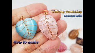 Wire Wrap Stone - How to Wire Wrap Stones Without Holes * Moms and Crafters