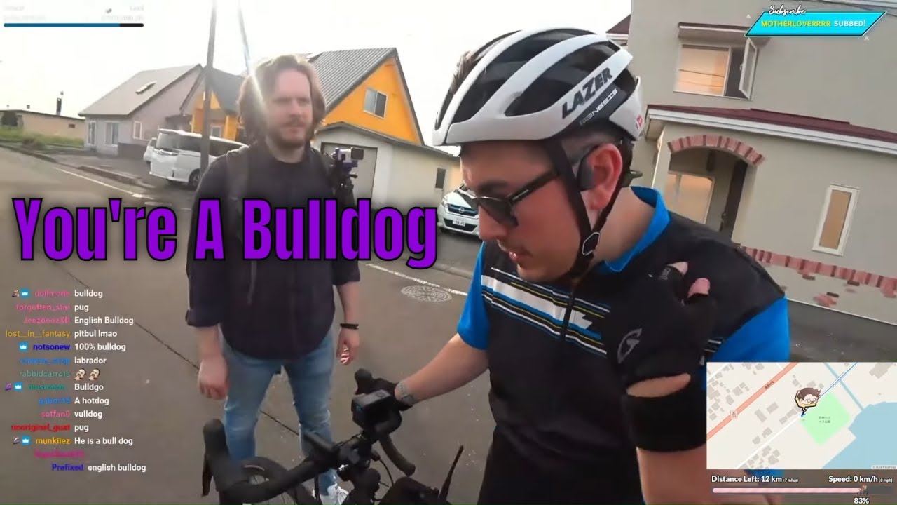 What type of dog are you irl cycling stream with connor chris