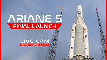 REPLAY! Final Ariane 5 Launch Countdown
