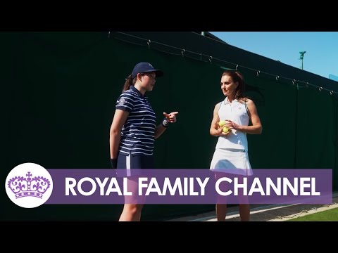 Royal Tennis Extravaganza: Princess Kate & Roger Federer's Epic Wimbledon Training!