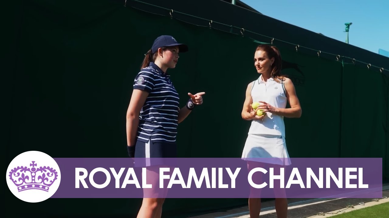 Royal Tennis Extravaganza Princess Kate and Roger Federers Epic Wimbledon Training!