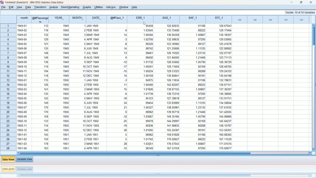 creating time series and perfoming time series decomposition