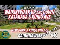 Waikiki Walk Up and Down Kalakaua & Kuhio Ave March 26, 2021 Oahu Hawaii New Park Walk Kings Village