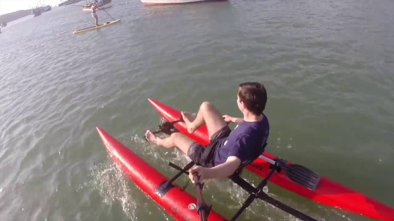 Check the speed! Bikeboat 2016 (Recumbent model) YouTube
