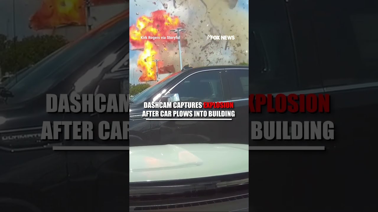 WATCH Dashcam Captures The Moment A Fiery Explosion Occurred In NC Shorts Usa Us Viral
