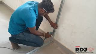 RDJ interior Decoration....V Board partition... work in Tiruppur... contact number: 9965435606