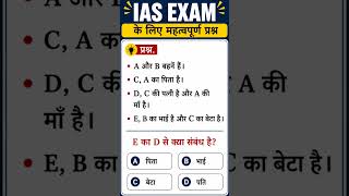IAS EXAM 2026 🔥 | सबसे कठिन Reasoning Question 🧠 | 99% लोग गलत Answer देते हैं 😱