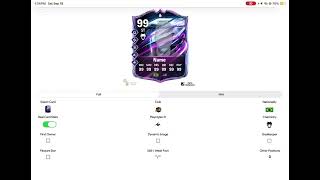 Me making a fifa card again  screenshot 5