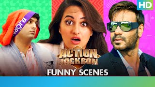 Action Jackson - Best Comedy Scenes - Ajay Devgn, Sonakshi Sinha & Yami Guatam screenshot 5