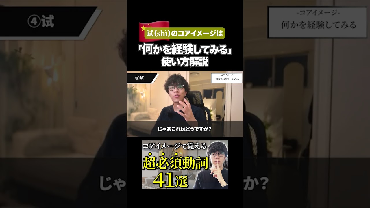 "试"を使いこなすと「やってみよう」系の表現が全部言えます