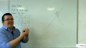 A-Level Further Maths F3-05 Scalar Product: Finding the Angle between Two Lines