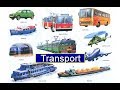 Learn transport in English. Транспорт на английском языке. Английский детям.