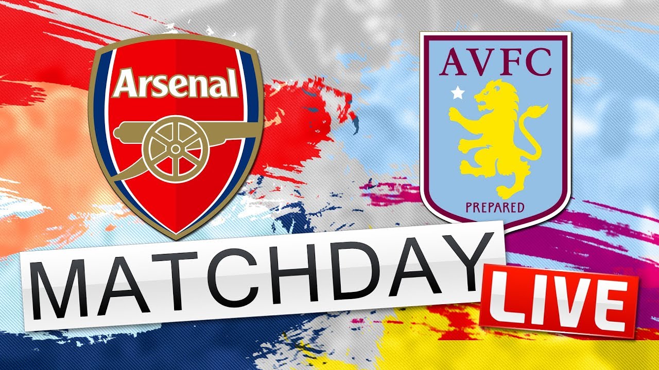 Arsenal v Aston Villa // Match Day LIVE Premier League YouTube