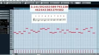 Музыка числа &quot;Пи&quot; на хроматической основе.