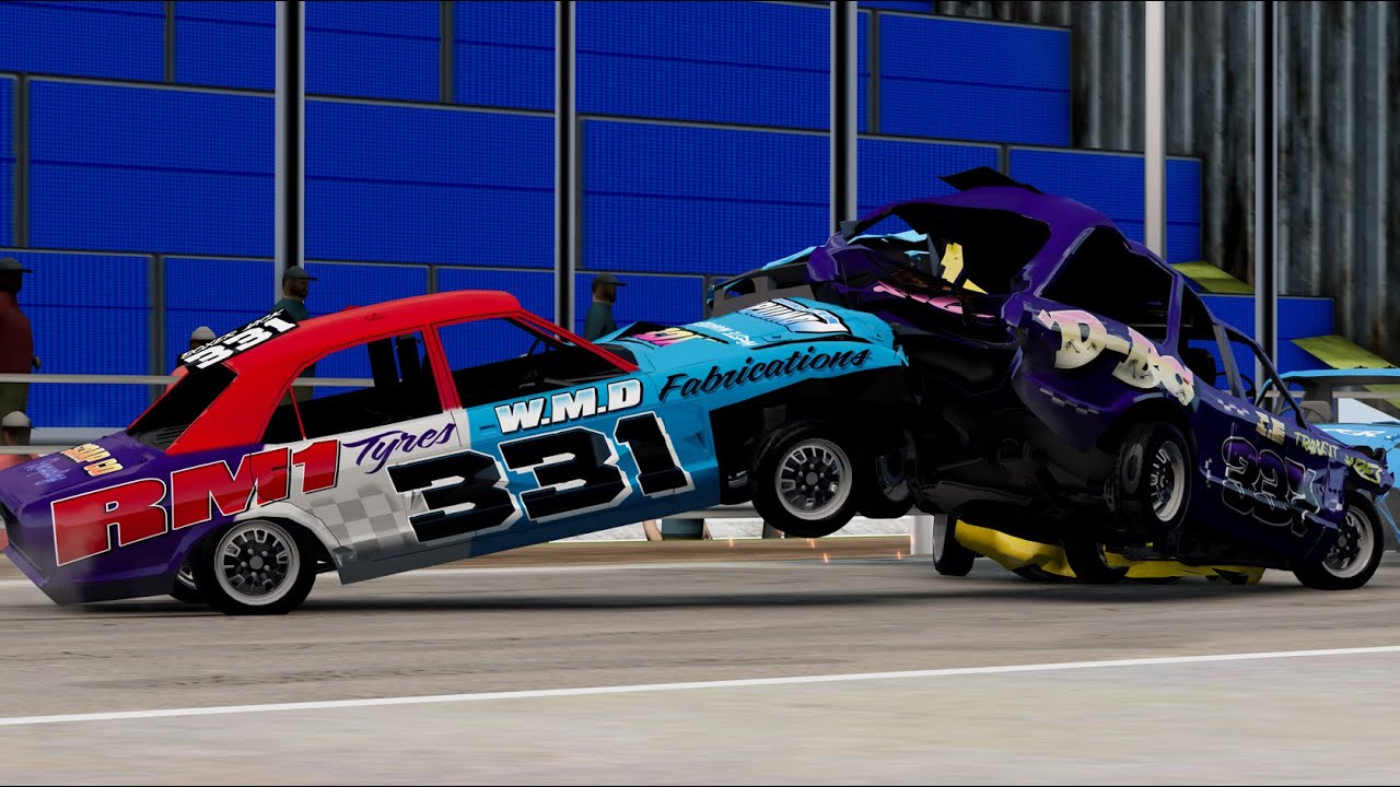 Banger Racing 331 331 Boxer Jack at Wimbledon Stadium!! - BeamNg Banger Racing 2026 - YouTube